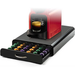 CARLA HOME Coffee Pods Holder Storage Drawer Compatible with 60 Nespresso Pods for Kitchen Storage & Organisation