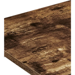 Carlly 2 Tiers Kitchen Rolling Bar Cart In Rustic Oak - Furniture > Dining