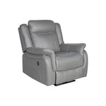 Carlton 1R Finest Fabric Recliner Sturdy Construction Metal Mechanism - Furniture > Sofas
