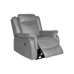 Carlton 1R Finest Fabric Recliner Sturdy Construction Metal Mechanism - Furniture > Sofas