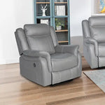 Carlton 1R Finest Fabric Recliner Sturdy Construction Metal Mechanism - Furniture > Sofas