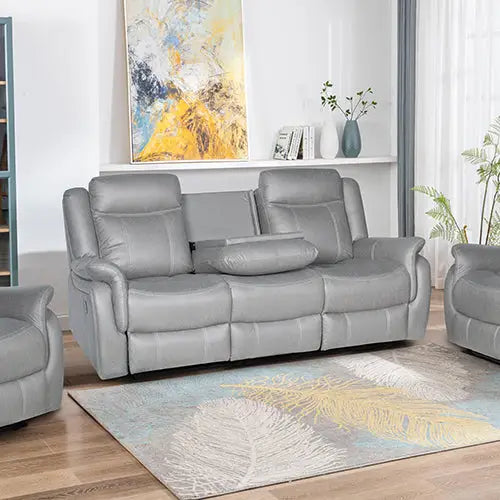 Carlton 3R Finest Fabric Recliner Sturdy Construction Metal Mechanism - Furniture > Bar Stools & Chairs > Arm Chairs &