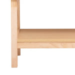 Casa Decor Santiago Rattan Bedside Table Drawers Table Nightstand Cabinet Oak - Furniture > Bedroom > Dressers