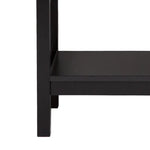 Casa Decor Tulum Rattan Bedside Table Drawers Table Nightstand Cabinet Black - Furniture > Bedroom > Bedside Tables