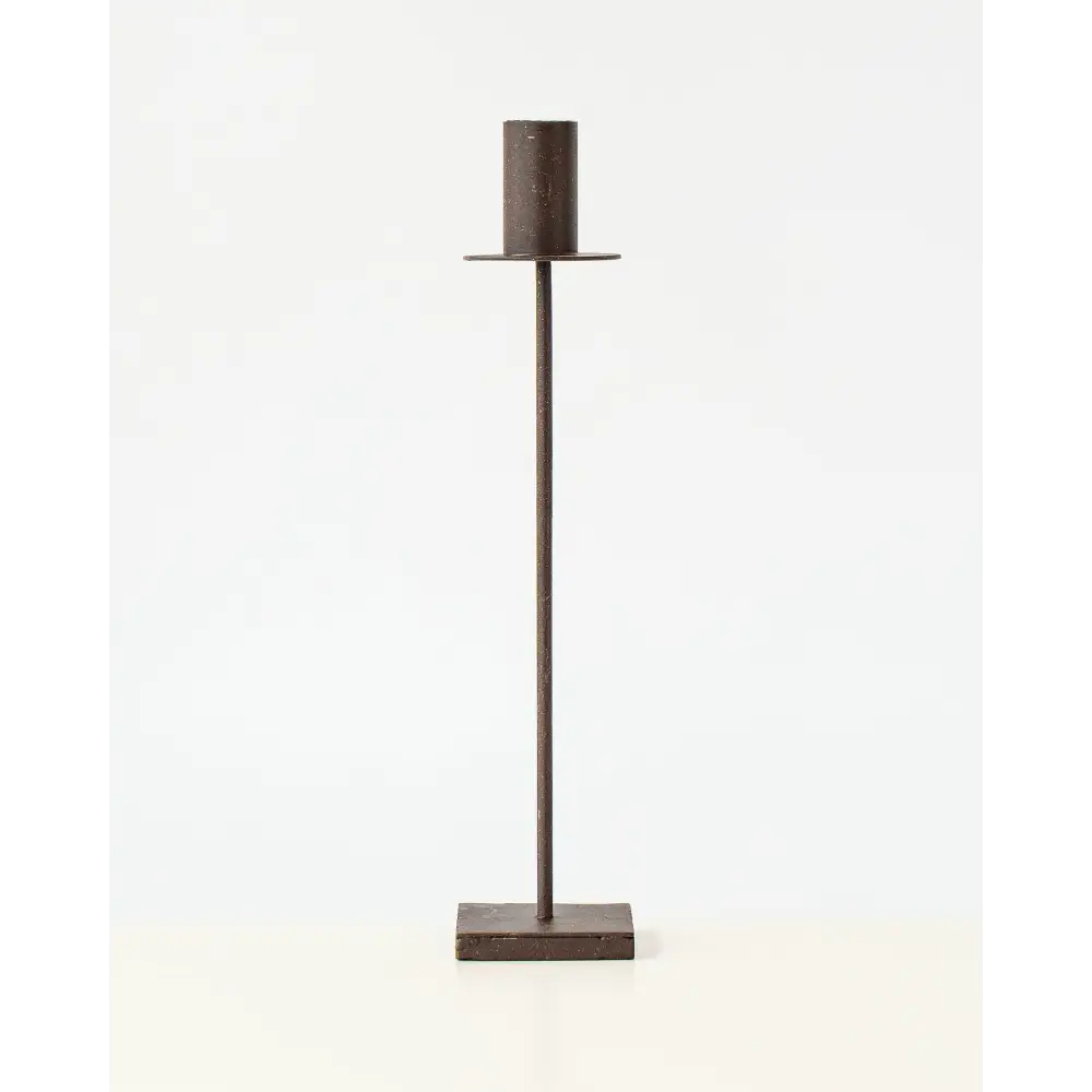 casa-verde-candlestick-deia-sml-rust-6-x-28cm - Home & Garden > Decor > Candle Accessories