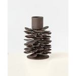 casa-verde-fir-cone-candleholder-antique-rust-8cm- - Home & Garden > Decor > Candle Accessories