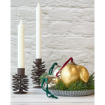 casa-verde-fir-cone-candleholder-antique-rust-8cm- - Home & Garden > Decor > Candle Accessories