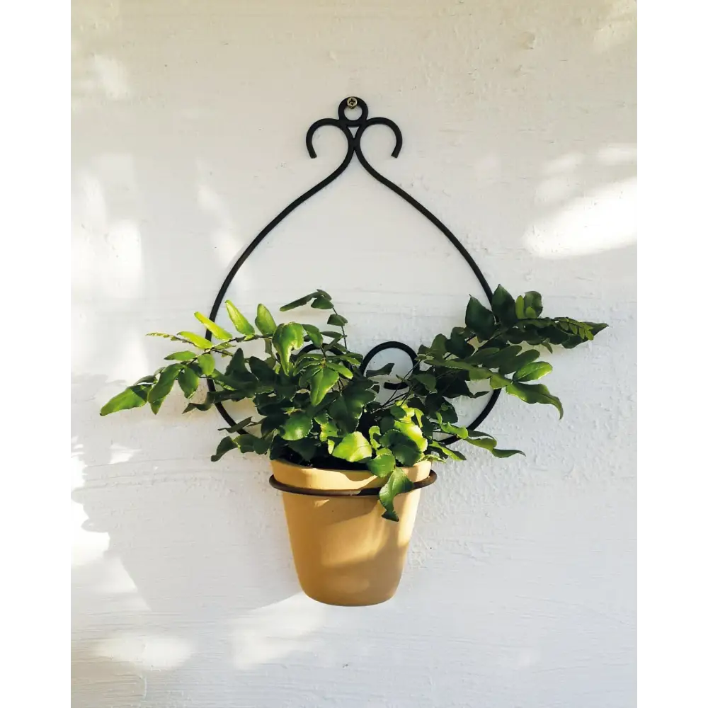 casa-verde-goya-wall-pot-holder-with-pot-cv05158 - Home & Garden > Garden Beds > Garden Beds & Planters