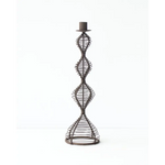 casa-verde-wire-candlestick-dakar-antique-rust-30cm - Home & Garden > Decor > Candle Accessories