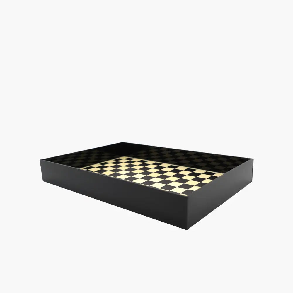Cassette Checkboard Large Tray - Home & Garden > Decor