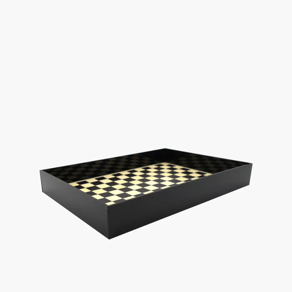 Cassette Checkboard Large Tray - Home & Garden > Decor