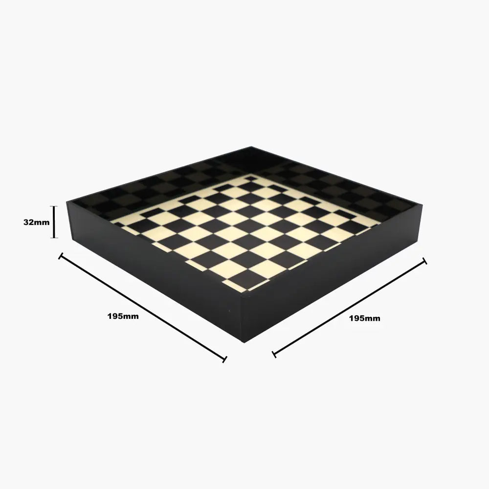 Cassette Checkboard Small Tray - Home & Garden > Decor