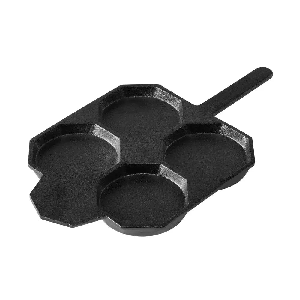 Cast-Iron Traditional Egg Pan Pre-seasoned Non-Stick 23cm - Home & Garden > Kitchenware
