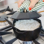 Cast-Iron Traditional Pot Pre-seasoned Non-stick 21cm - Home & Garden > Kitchenware