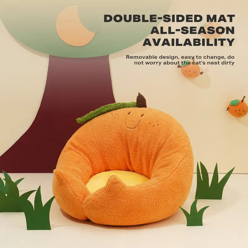 Cat Bed Cat Calming Beds Cat Sleeping Bed Detachable Washable Fluffy Cat Beds - Pet Care > Cat Supplies > Cat Furniture
