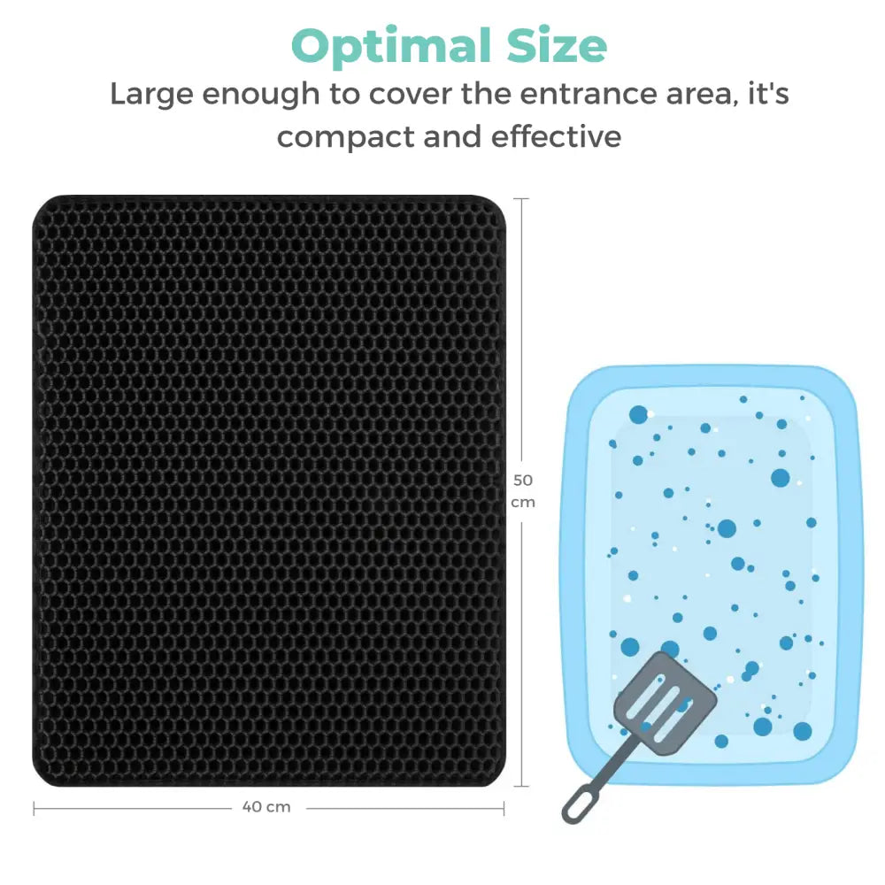Cat Litter Mat Honeycomb Dual Layer Design Medium - Pet Care > Cat Supplies > Cat Litter