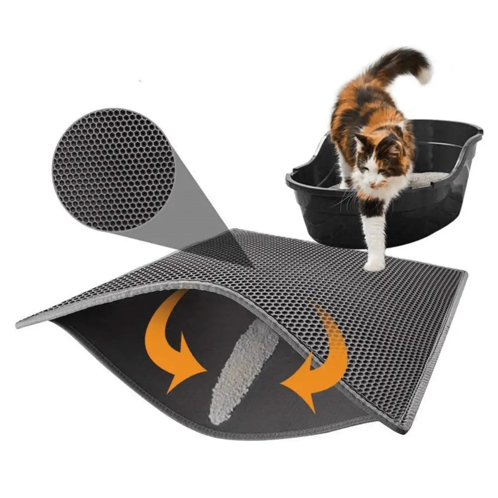 Cat Litter Mat Honeycomb Dual Layer Design Medium - Pet Care > Cat Supplies > Cat Litter