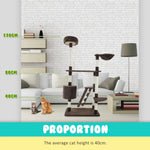 Cat Tree Multi Level Scratcher FUJI 170cm BROWN - Pet Care > Cat Supplies > Cat Scratchers