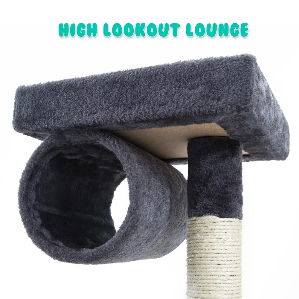 Cat Tree Multi Level Scratcher MAPLE 140cm GREY - Pet Care > Cat Supplies > Cat Scratchers