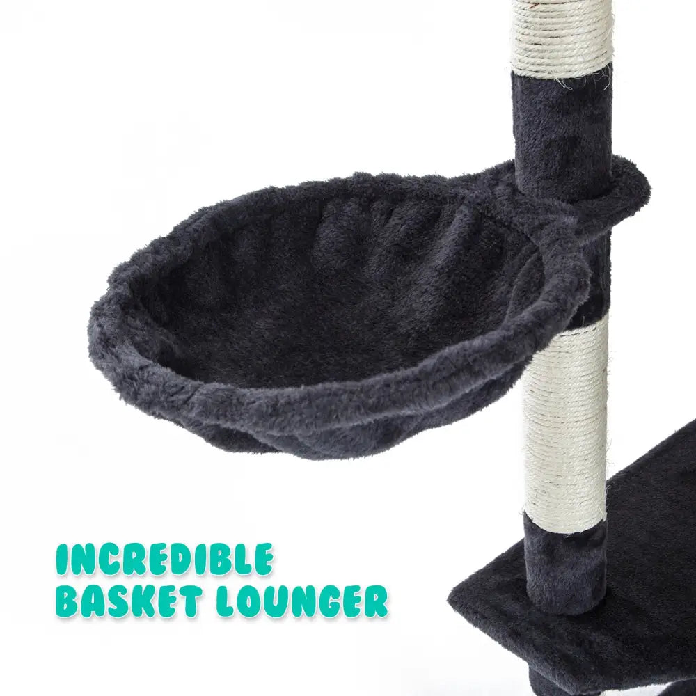 Cat Tree Multi Level Scratcher PARALA 201cm GREY - Pet Care > Cat Supplies > Cat Scratchers
