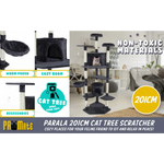 Cat Tree Multi Level Scratcher PARALA 201cm GREY - Pet Care > Cat Supplies > Cat Scratchers