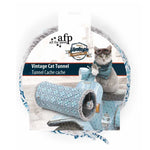 Cat Tunnel Crinkle Toys - Grey Hide + Play Teaser For Indoor + Outdoor Vintage - Pet Care > Toys > Cat Toys