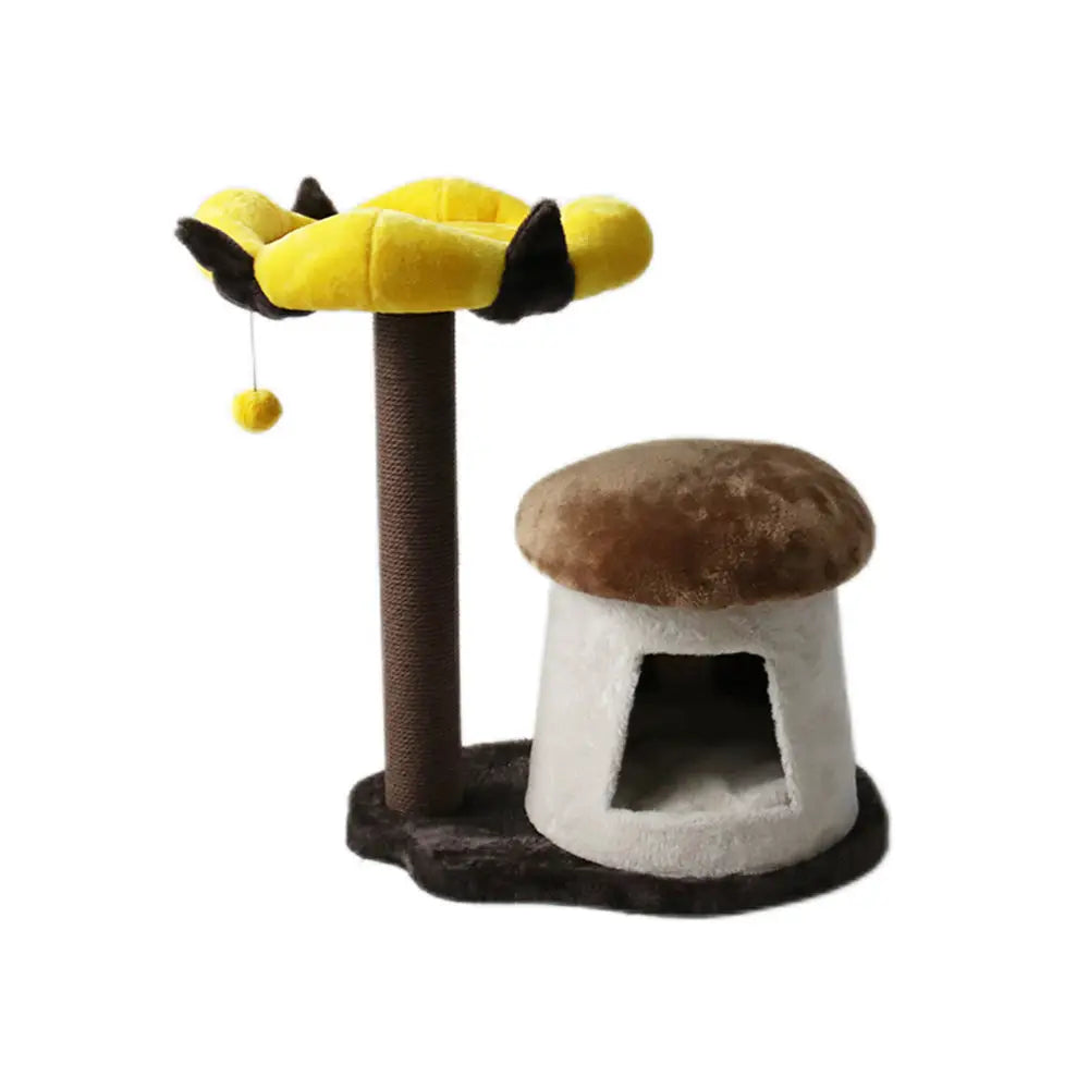 CATIO Cat House With Enchanted Flower Cat Scratching Tree - Pet Care > Toys > Cat Toys