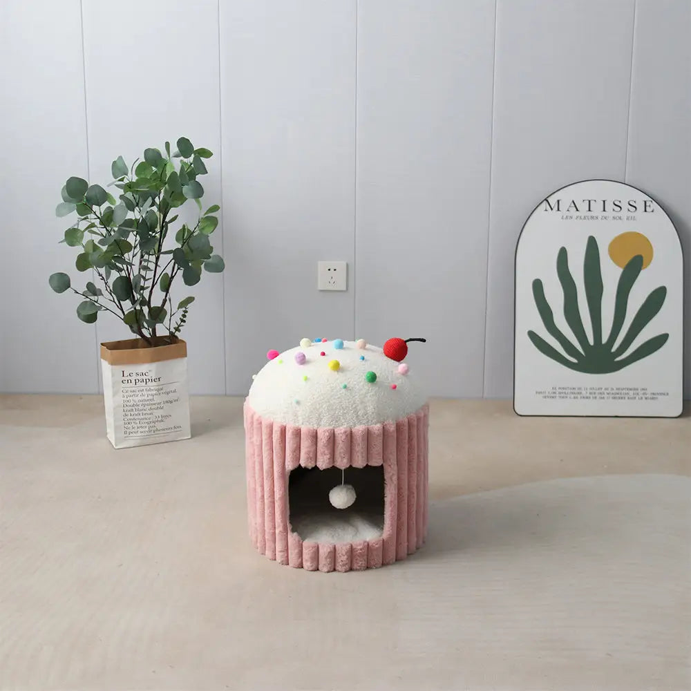 CATIO Pink Cupcake Cat House - Pet Care > Toys > Cat Toys
