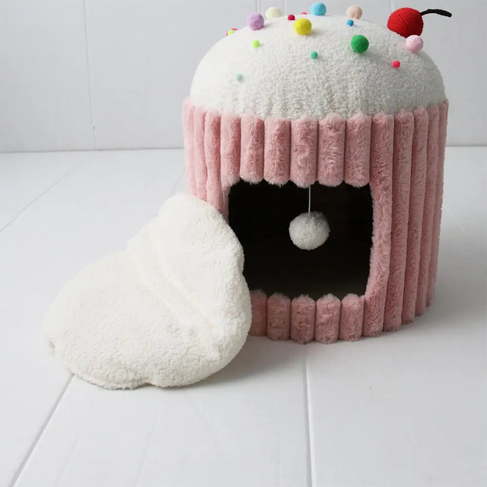 CATIO Pink Cupcake Cat House - Pet Care > Toys > Cat Toys