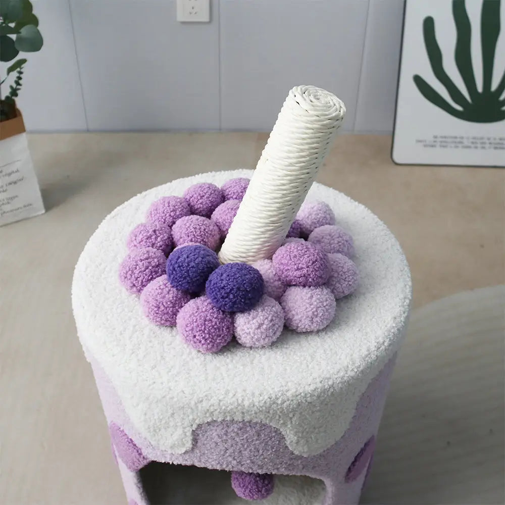 CATIO Purple Bubble Milktea Cat House - Pet Care > Toys > Cat Toys