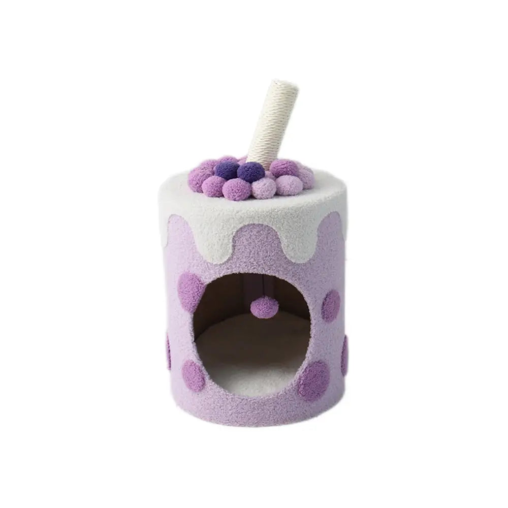 CATIO Purple Bubble Milktea Cat House - Pet Care > Toys > Cat Toys