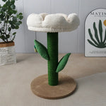 CATIO White Camelia Flower Cat Scratching Tree - Pet Care > Toys > Cat Toys
