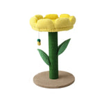 CATIO Yellow Camelia Flower Cat Scratching Tree - Pet Care > Toys > Cat Toys
