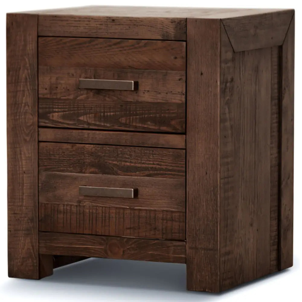 Catmint 5pc Queen Bed Suite Bedside Dresser Bedroom Furniture Package Grey Stone - Furniture > Bedroom > Bedside Tables