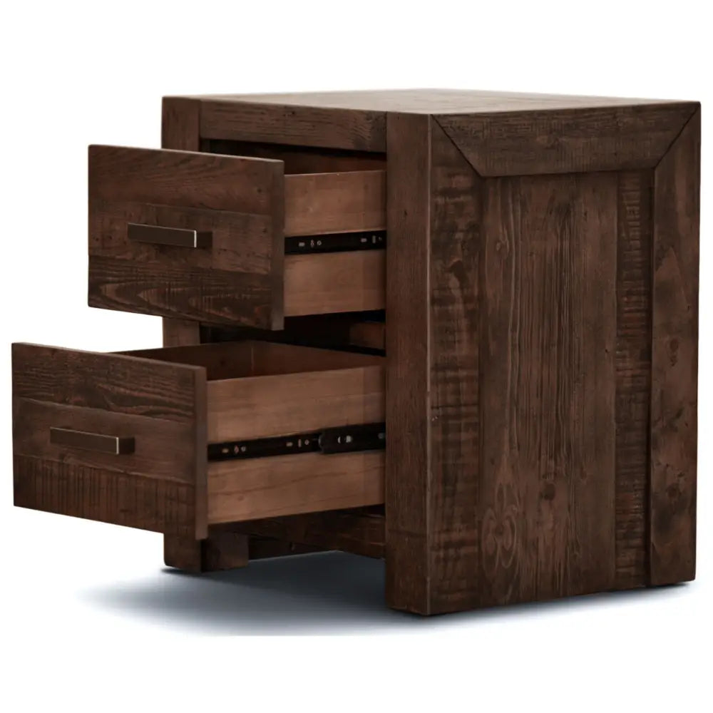 Catmint 5pc Queen Bed Suite Bedside Dresser Bedroom Furniture Package Grey Stone - Furniture > Bedroom > Bedside Tables
