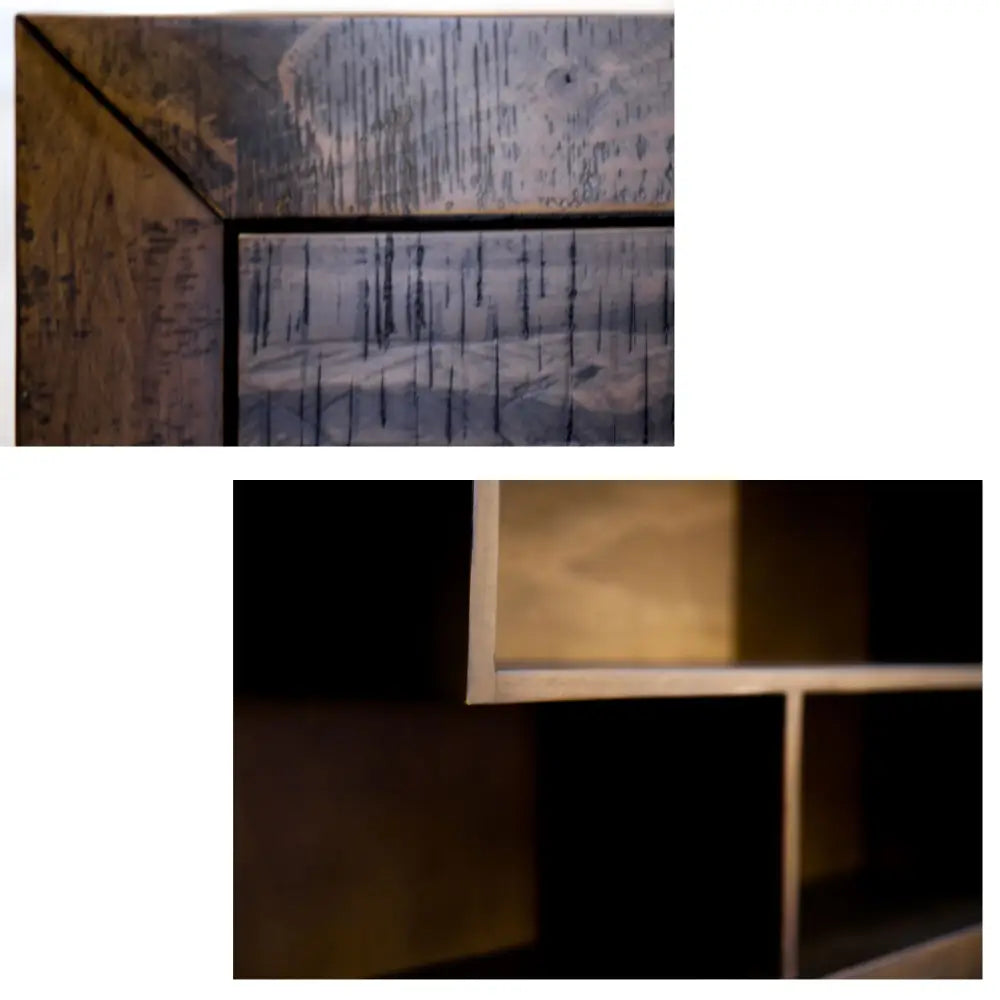 Catmint Bed Frame Queen Size Wood Mattress Base With Storage Drawers Grey Stone - Furniture > Bedroom > Beds & Bed