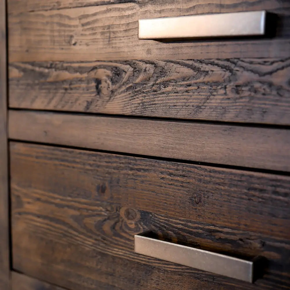 Catmint Dresser Mirror 6 Chest of Drawers Tallboy Storage - Grey Stone - Home & Garden > Storage > Clothing & Wardrobe