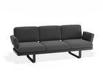 Cavello Modular Outdoor Sofa Config A - Charcoal - Dark Grey - white background