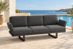 Cavello Modular Outdoor Sofa Config A - Charcoal - poolside lifestyle