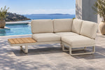 Cavello Modular Outdoor Sofa Config D - Beige - poolside lifestyle