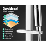 Cefito 10’’ Rain Shower Head Set Handheld Square High Pressure Chrome - Furniture > Bathroom > Shower Heads & Screens