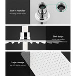 Cefito 10’’ Rain Shower Head Set Handheld Square High Pressure Chrome - Furniture > Bathroom > Shower Heads & Screens