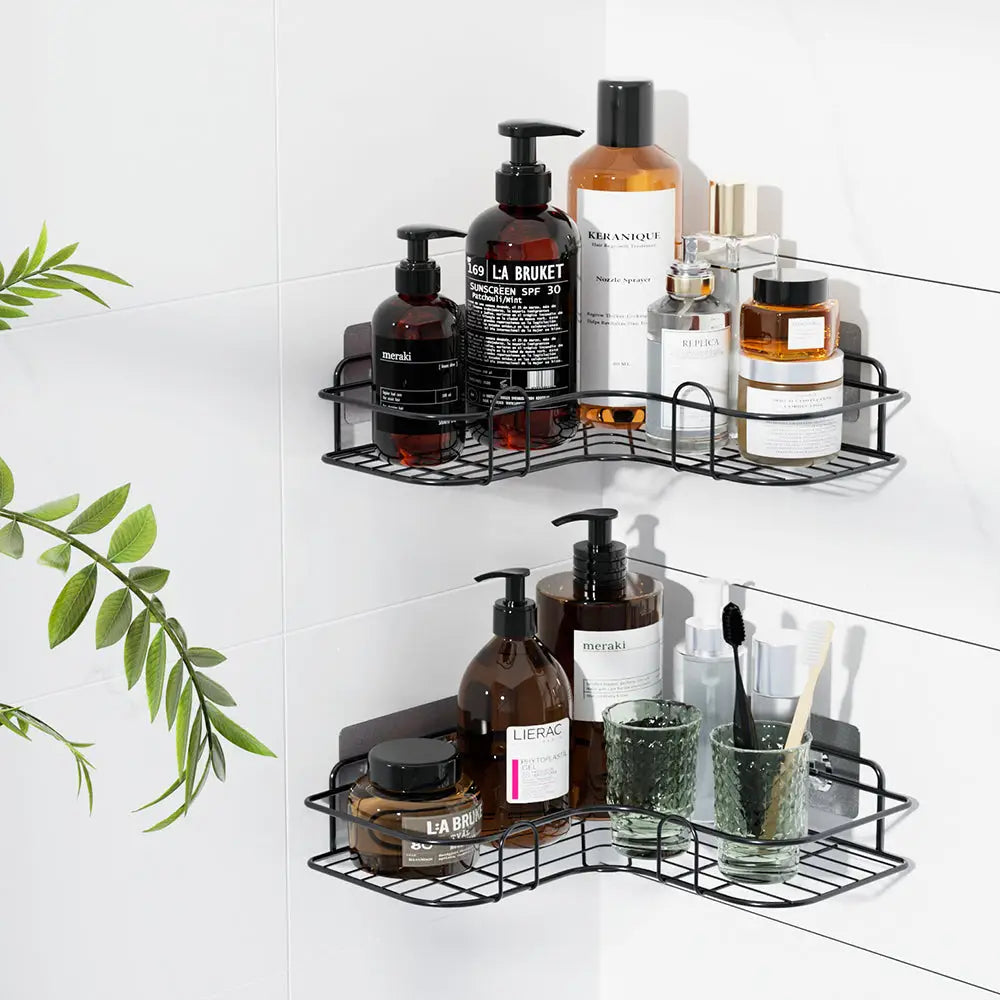 Cefito 2 Packs Bathroom Shelf Corner Storage Rack - Home & Garden > DIY > Kitchen & Bathroom DIY