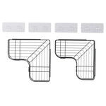 Cefito 2 Packs Bathroom Shelf Corner Storage Rack - Home & Garden > DIY > Kitchen & Bathroom DIY