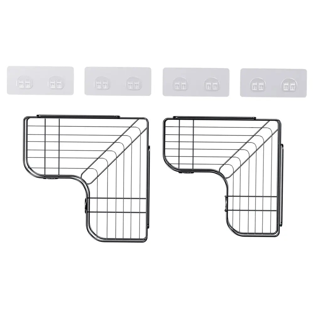Cefito 2 Packs Bathroom Shelf Corner Storage Rack - Home & Garden > DIY > Kitchen & Bathroom DIY