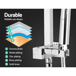 Cefito 8’’ Rain Shower Head Set Handheld Square High Pressure Chrome - Home & Garden > Bathroom Accessories > Shower