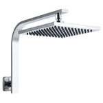 Cefito 8’’ Rain Shower Head Wall Arm Square High Pressure Chrome - Home & Garden > Bathroom Accessories