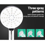 Cefito 9’’ Rain Shower Head Set Handheld Round High Pressure Black - Home & Garden > Bathroom Accessories