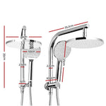 Cefito 9’’ Rain Shower Head Set Handheld Round High Pressure Chrome - Furniture > Bathroom > Shower Heads & Screens