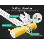Cefito 9’’ Rain Shower Head Set Handheld Round High Pressure Chrome - Furniture > Bathroom > Shower Heads & Screens